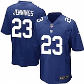 Nike Men & Women & Youth Giants #23 Rashad Jennings Blue Team Color Game Jersey,baseball caps,new era cap wholesale,wholesale hats